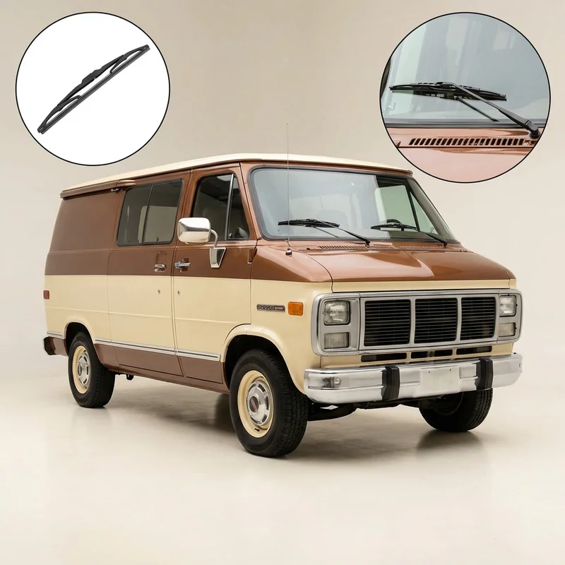 Driver Side Wiper Blade for GMC G1000 Series (1964 - 1966) - 1